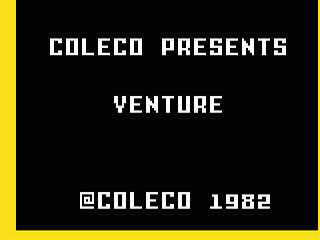 Sea Venture title screen for Intellivision